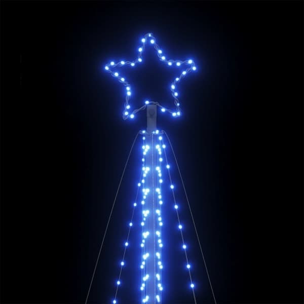 vidaXL LED-juletræ 789 LED'er 476 cm blåt lys