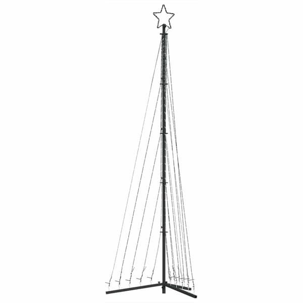 vidaXL LED joulukuusi 495 värikästä LED-valoa 300,5 cm