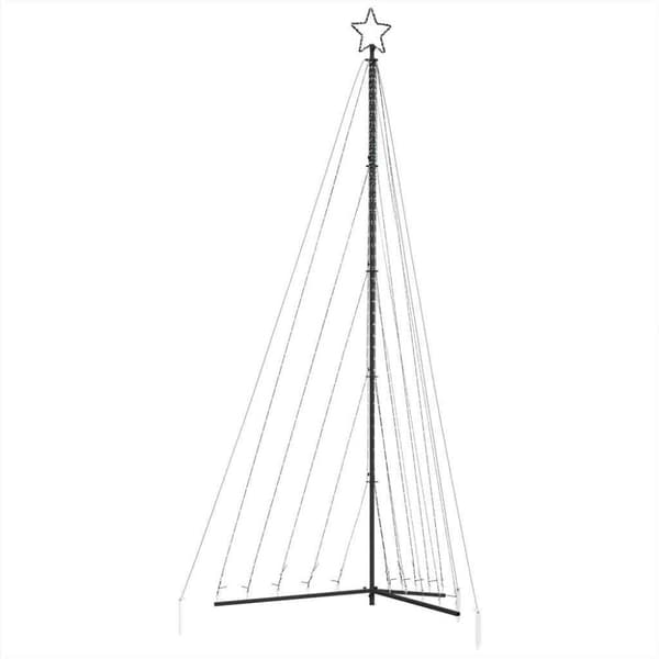 vidaXL LED Juletre 570 LEDs Varm Hvit 399 cm