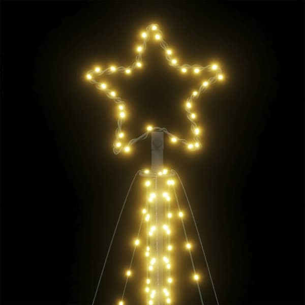 vidaXL LED Juletre 570 LEDs Varm Hvit 399 cm