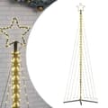 Miniatyrbild 3 av 11: vidaXL LED julgran 495 LED varmvit 300,5 cm