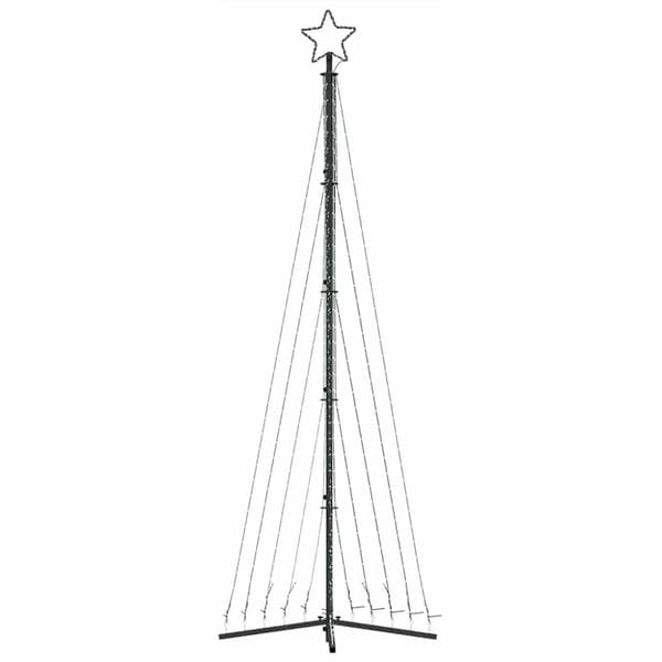 vidaXL LED julgran 495 LED varmvit 300,5 cm