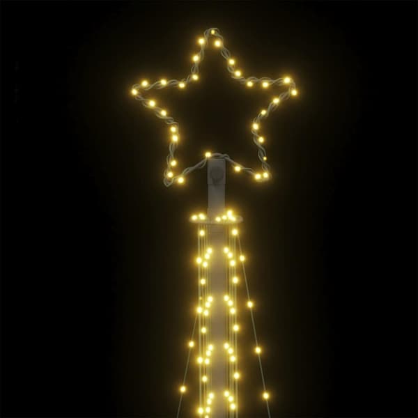 vidaXL LED julgran 495 LED varmvit 300,5 cm