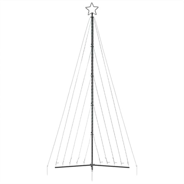 vidaXL LED julgran 570 LEDs blå 399 cm