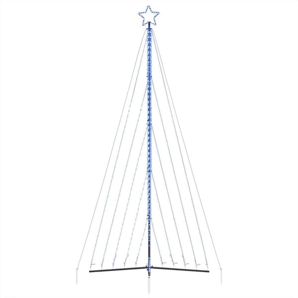 vidaXL LED julgran 570 LEDs blå 399 cm