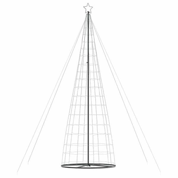 vidaXL LED julgran 1534 LEDs blå 503 cm