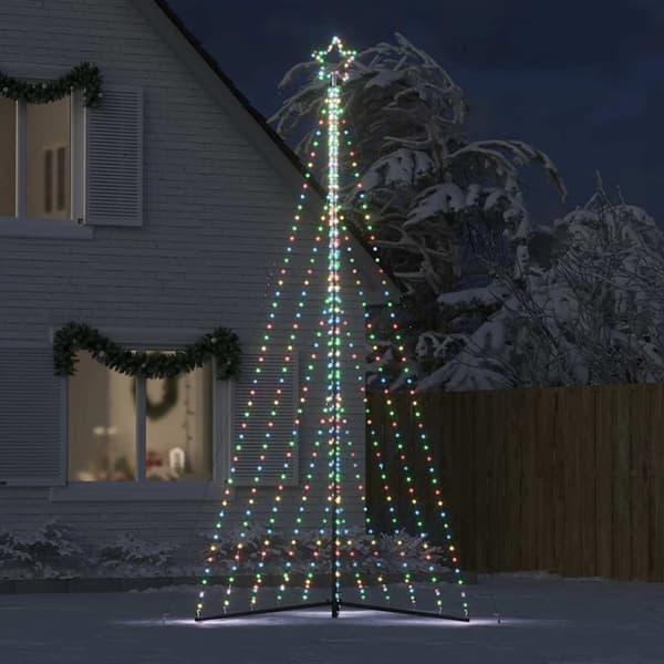 vidaXL LED joulukuusi 570 värikästä LED-valoa 399 cm