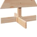 Miniatyrbilde 7 av 9: vidaXL Juletre av tre til pynt 80 cm heltre furu