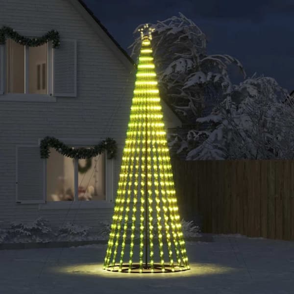 vidaXL LED Juletre 1028 LEDs Varm Hvit 403 cm