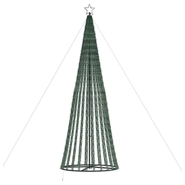 vidaXL LED Juletre 1028 LEDs Varm Hvit 403 cm