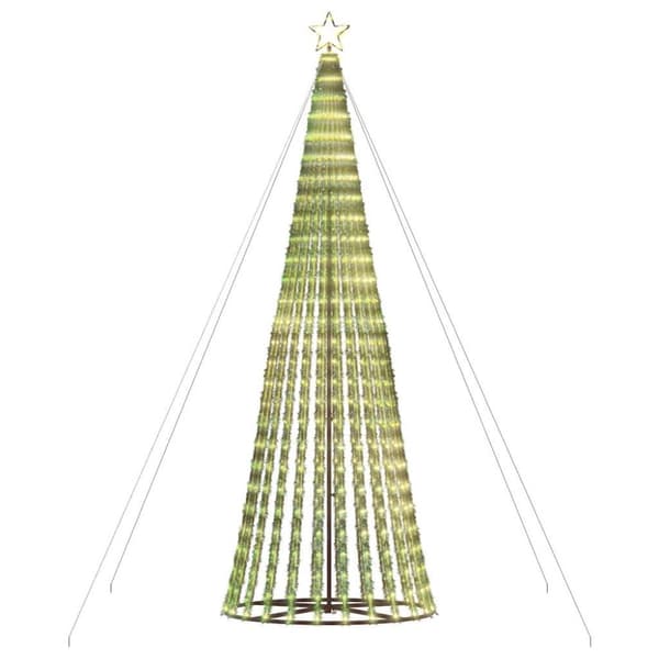 vidaXL LED Juletre 1028 LEDs Varm Hvit 403 cm