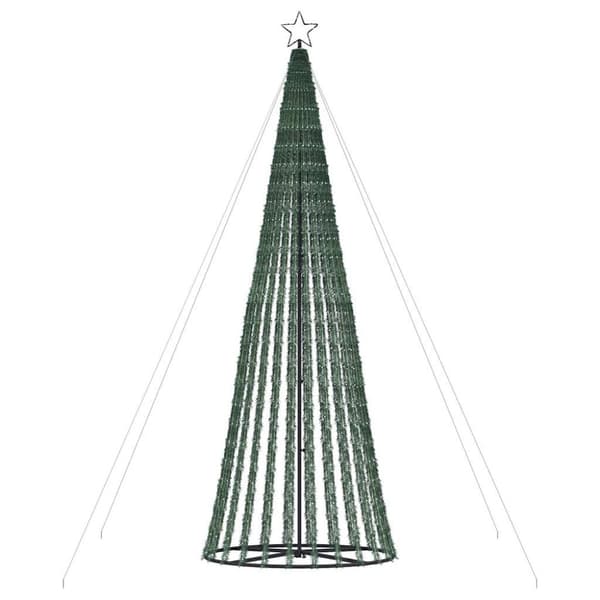 vidaXL LED Juletre 1028 LEDs Varm Hvit 403 cm