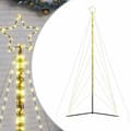 Miniatyrbillede 3 af 11: vidaXL LED-juletræ 615 LED'er 404,5 cm varmt hvidt lys