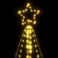Miniatyrbillede 11 af 11: vidaXL LED-juletræ 615 LED'er 404,5 cm varmt hvidt lys