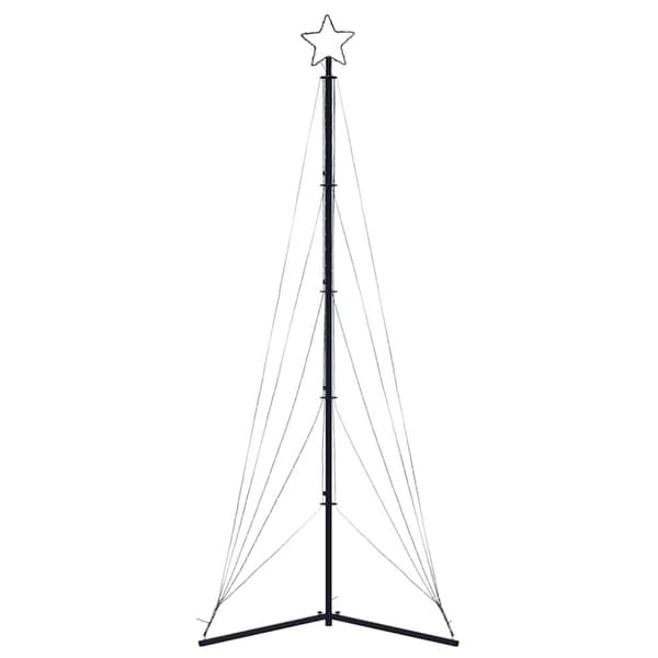 vidaXL LED joulukuusi 525 sinistä LED-valoa 302 cm