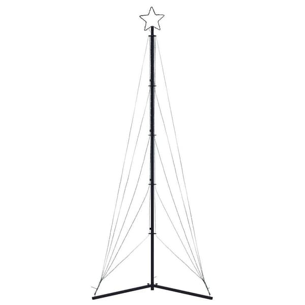 vidaXL LED-juletræ 525 LED'er 302 cm koldt hvidt lys
