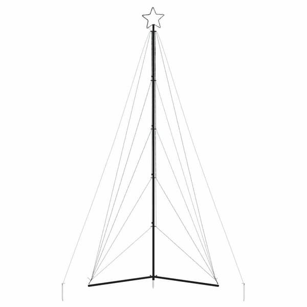 vidaXL LED Juletre 615 LEDs Blå 404,5 cm