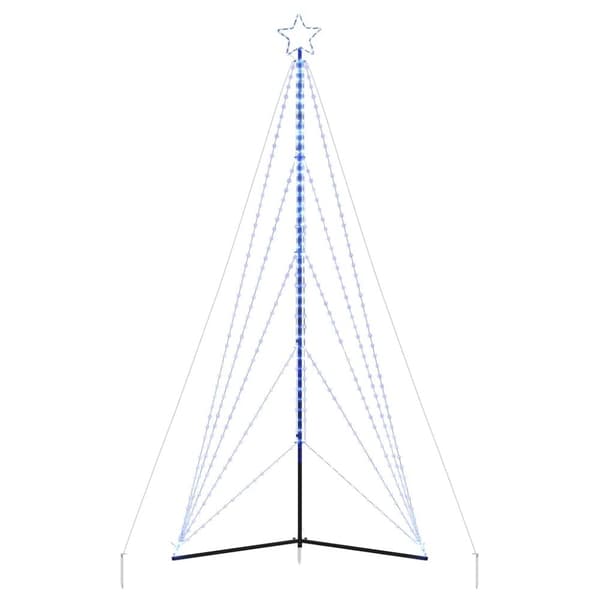 vidaXL LED Juletre 615 LEDs Blå 404,5 cm