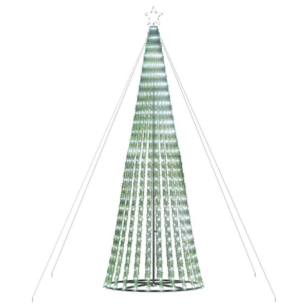 vidaXL LED joulukuusi 1028 LEDit Kylmävalkoinen 403 cm