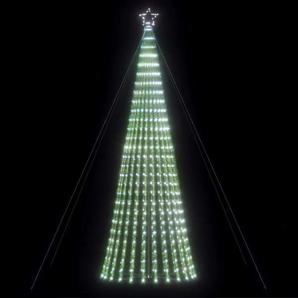 vidaXL LED joulukuusi 1028 LEDit Kylmävalkoinen 403 cm