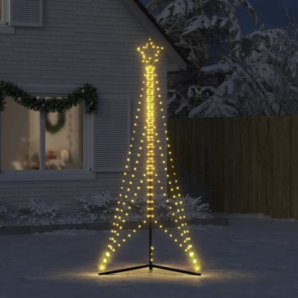 vidaXL LED julgran 483 LED varmvit 240 cm