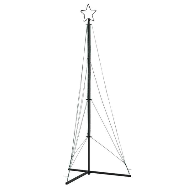 vidaXL LED julgran 483 LED varmvit 240 cm
