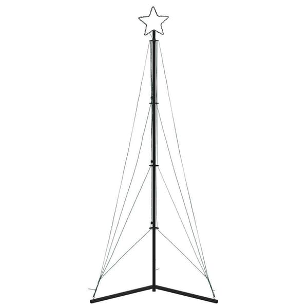 vidaXL LED julgran 483 LED varmvit 240 cm