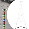 Miniatyrbild 2 av 10: vidaXL LED julgran 363 LEDs flerfärgad 182 cm