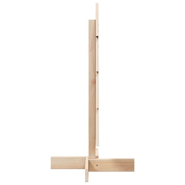 vidaXL dekorativt juletræ 80 cm massivt fyrretræ