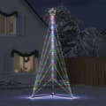 Miniatyrbillede 4 af 11: vidaXL LED-juletræ 615 LED'er 404,5 cm farverigt lys
