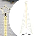 Pikkukuva 3 / 11: vidaXL LED joulukuusi 525 lämpimän valkoista LED-valoa 302 cm