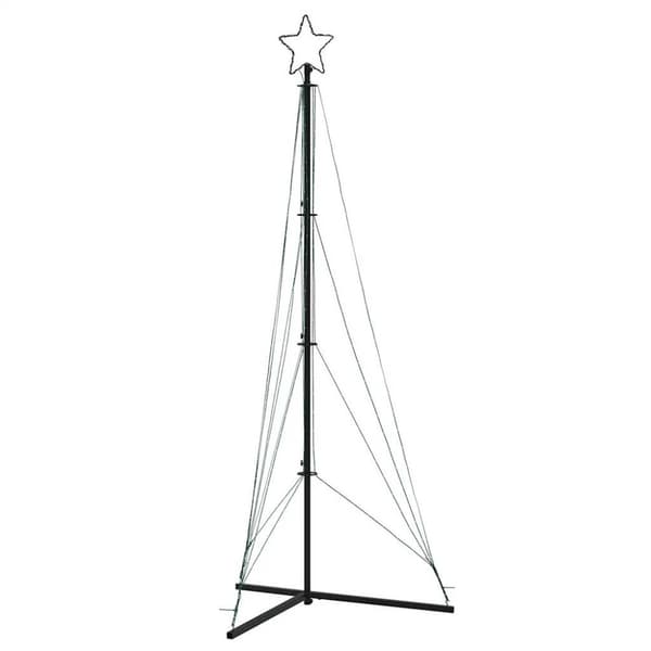 vidaXL LED julgran 483 LED kallvit 240 cm