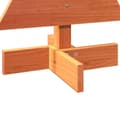 Miniatyrbilde 7 av 9: vidaXL Juletre av tre til pynt voksbrun 60 cm heltre furu