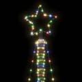 Miniatyrbillede 11 af 11: vidaXL LED-juletræ 483 LED'er 240 cm farverigt lys
