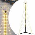 Miniatyrbillede 1 af 11: vidaXL LED-juletræ 363 LED'er 182 cm varmt hvidt lys
