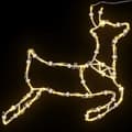 Miniatyrbillede 5 af 8: vidaXL Julelys rensdyrsilhuet 2 stk 35 LED'er varm hvid