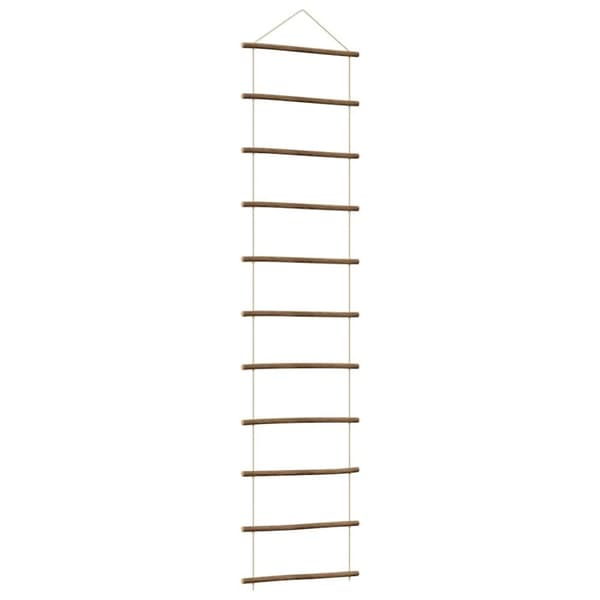 vidaXL vægdekorationer stigeformet 2 stk. 50x200 cm naturlig gren