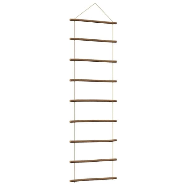 vidaXL vægdekoration stigeformet 50x150 cm naturlig gren