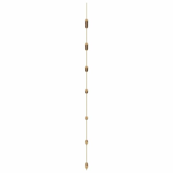 vidaXL Veggdekorasjoner stigeformet 2 stk 30x100 cm Naturlig gren