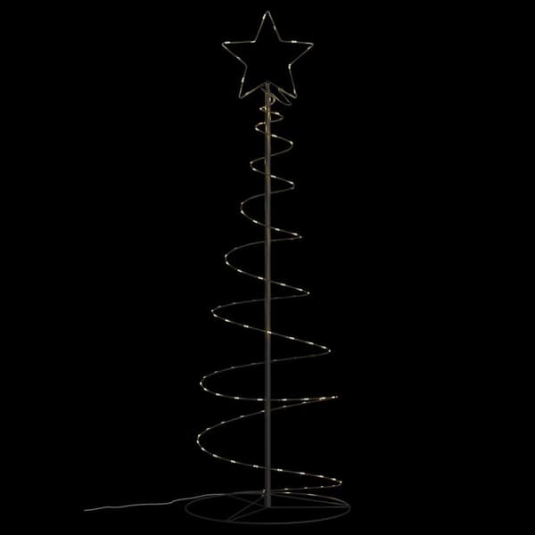 vidaXL LED julgran 100 LEDs varmvit 150 cm