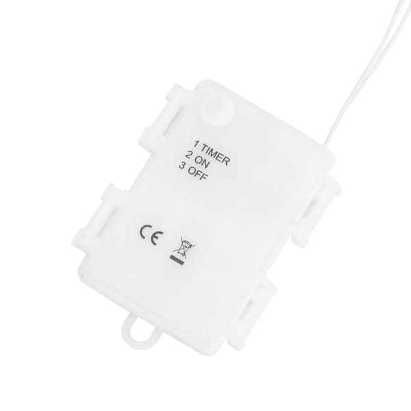 vidaXL Julbelysning stjärna silhuett 2 st 50 LEDs varmvit