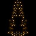 Miniatyrbillede 5 af 8: vidaXL Julelys juletræssilhuet 80 LED'er varm hvid
