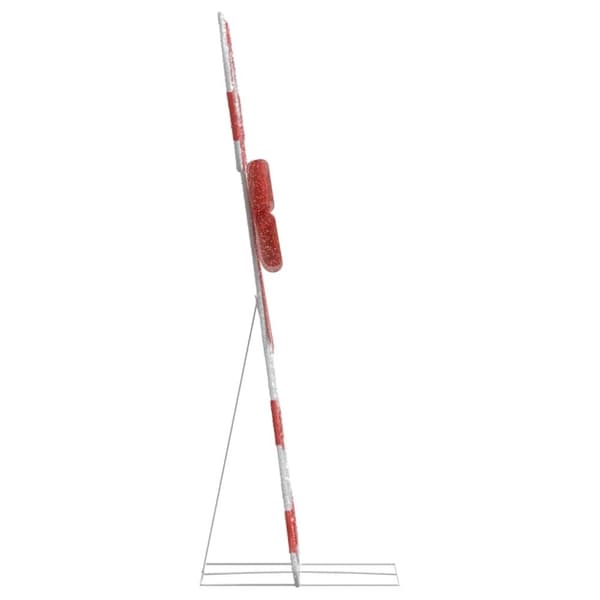vidaXL Julepynt candy cane 50 LEDs varm hvit