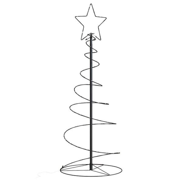 vidaXL LED Juletre 80 LEDs Varm Hvit 120 cm