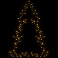Miniatyrbilde 5 av 8: vidaXL Julelys juletre silhuett 115 LED varm hvit
