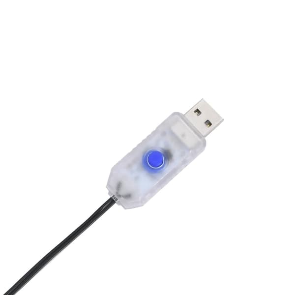 vidaXL Julelys juletre silhuett 115 LED varm hvit