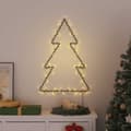 Miniatyrbilde 2 av 8: vidaXL Julelys juletre silhuett 115 LED varm hvit