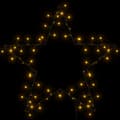 Miniatyrbilde 5 av 8: vidaXL Julelys stjernesilhuett 80 LED varm hvit