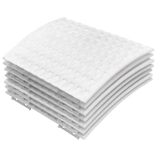 vidaXL skjuler til juletræsfod Ø56x23 cm plast hvid