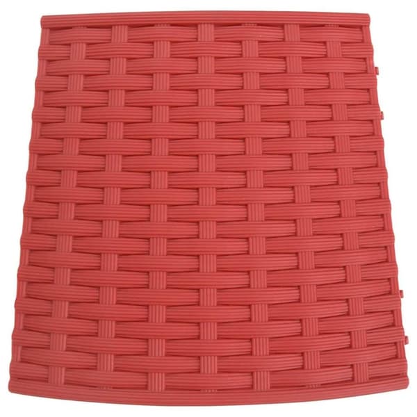 vidaXL Juletreskjørt rødt Ø56x23 cm plast